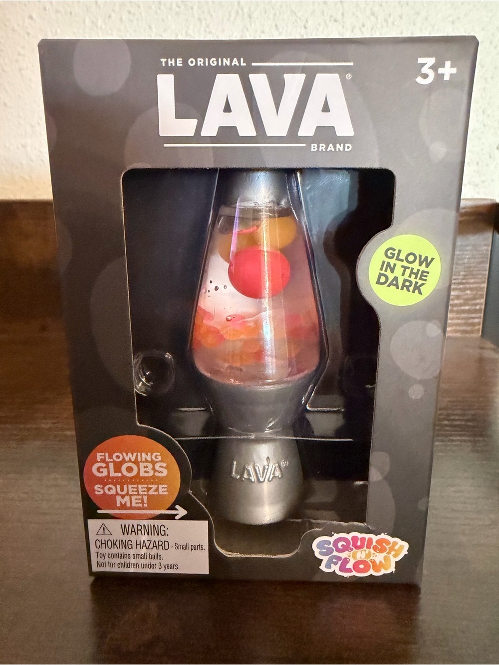 Schylling Glow-In-The-Dark Squish N Flow Lava Lamp